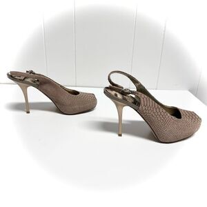 🚨4/$25 Sam Edelman Evelyn Slingback Peep Toe Pumps Size 7